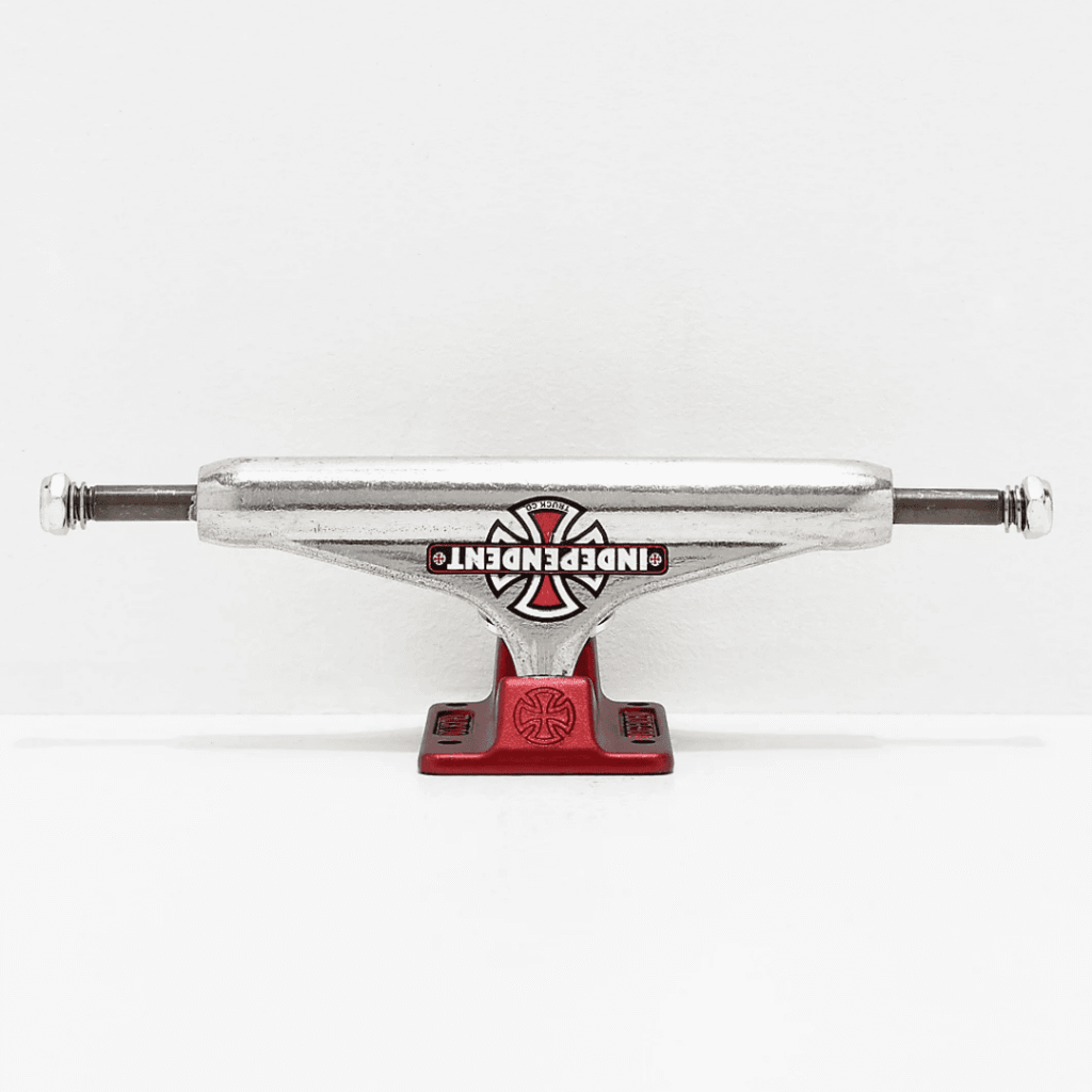 Independent Cross Silver & Red 149 Stage 11 Hollow Skateboard Truck ( With Free Hardware )