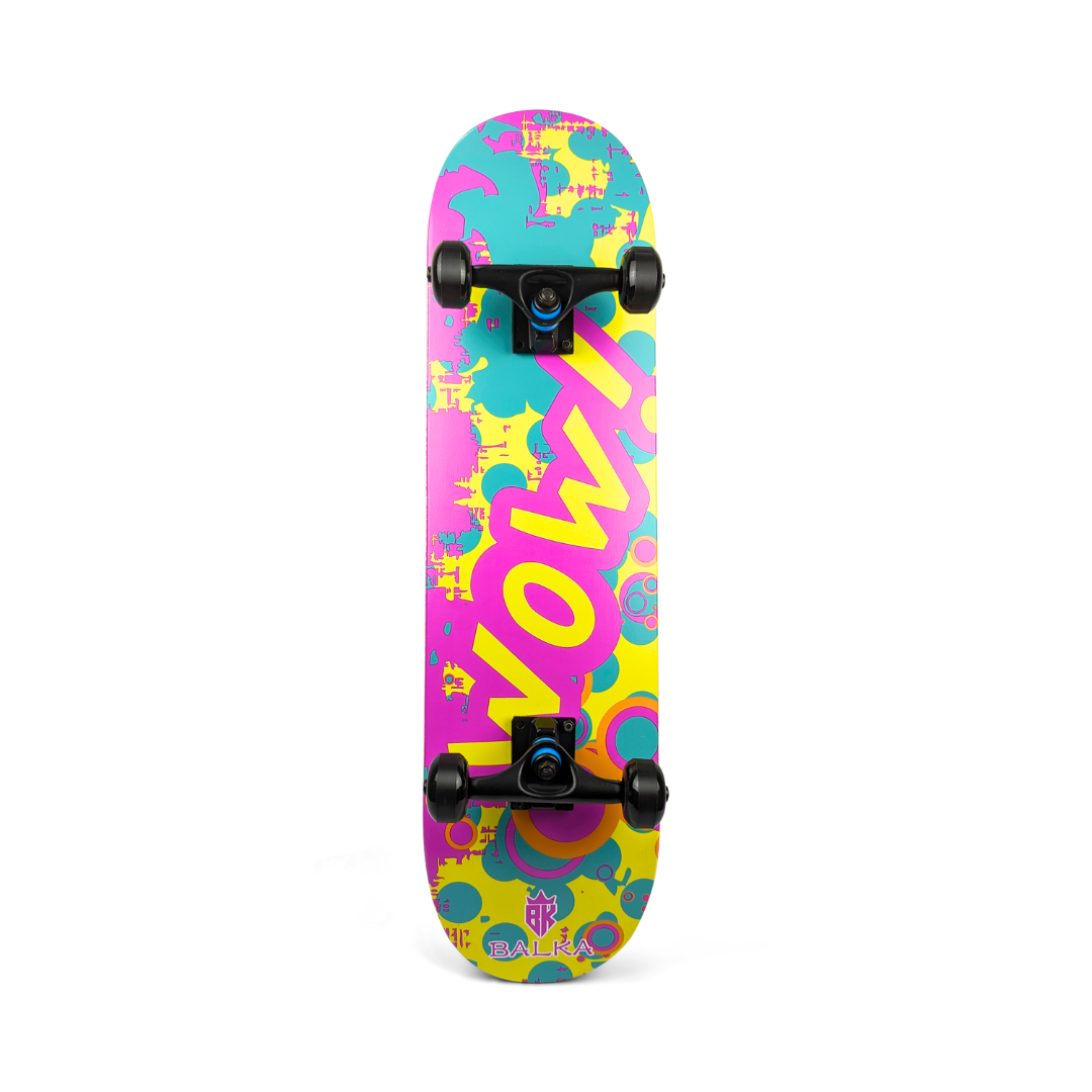 North East Maple Complete Skateboard - Vibrant Wow