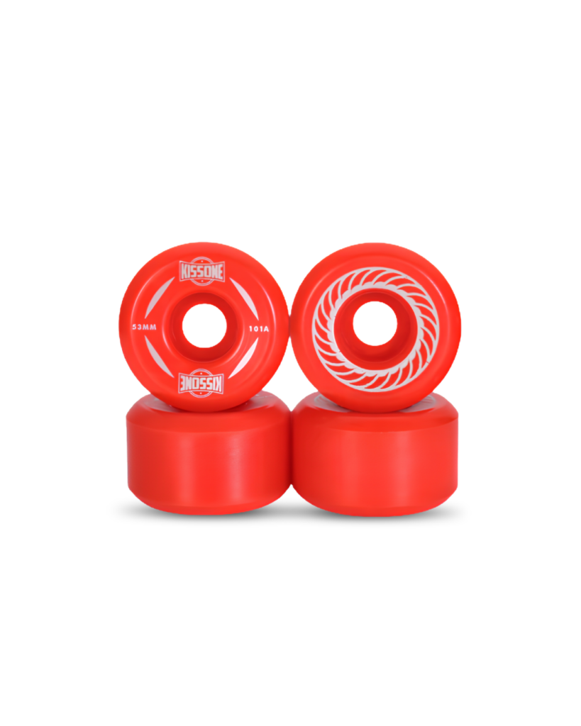 Kisson 53mm 101a Skateboard wheels- red