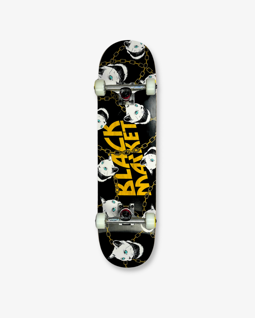 Black Market Cat Chains Premium Series Skateboard Setup