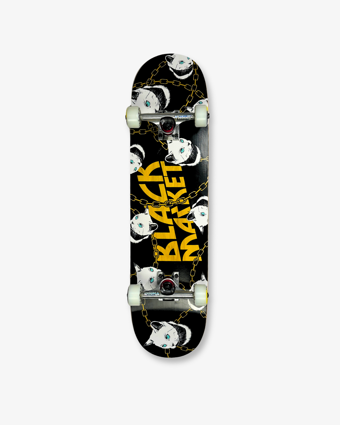 Black Market Cat Chains Premium Series Skateboard Setup