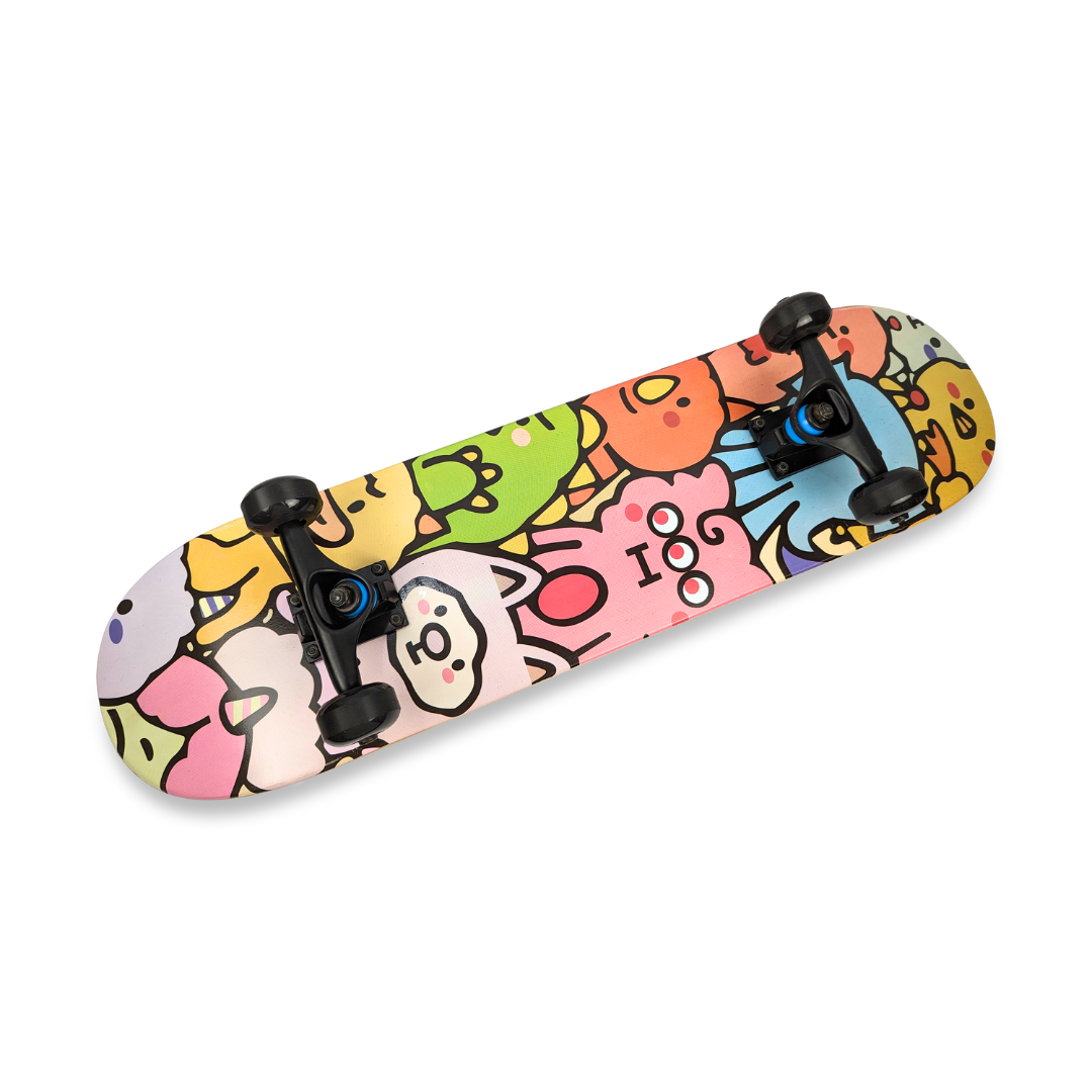 North East Maple Complete Skateboard - Cartoon Carnival - Image 2