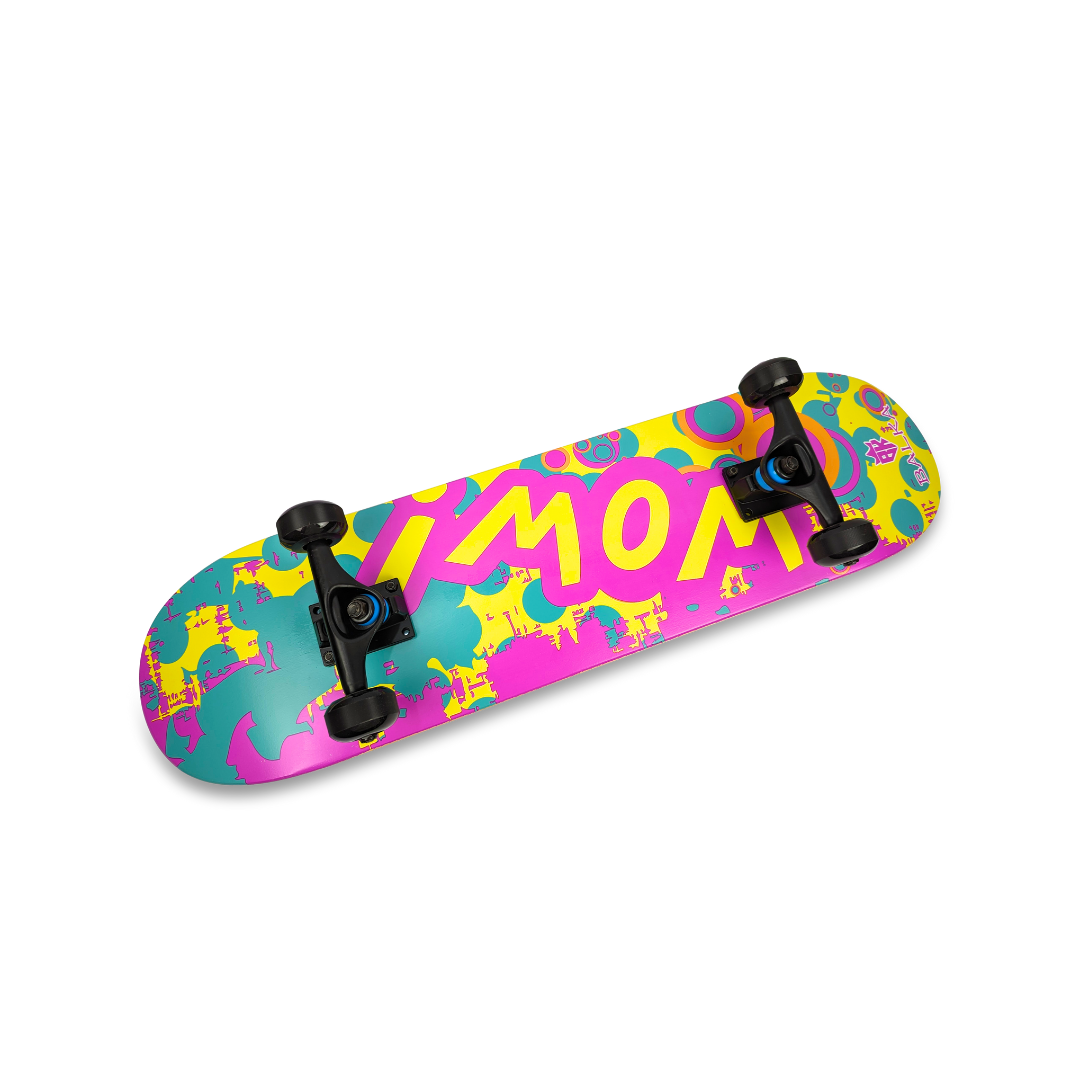 North East Maple Complete Skateboard - Vibrant Wow - Image 2