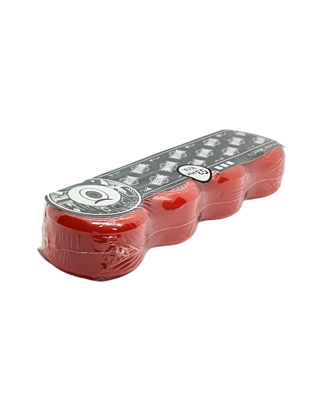 Kisson 53mm 101a Skateboard wheels- red - Image 3
