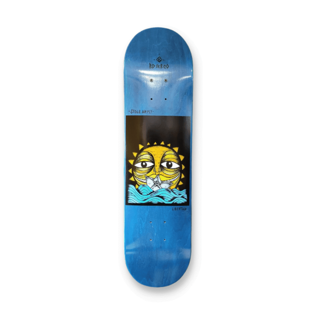 BD Skate Co. Stole Army II Strength Blue 8.0″ Deck