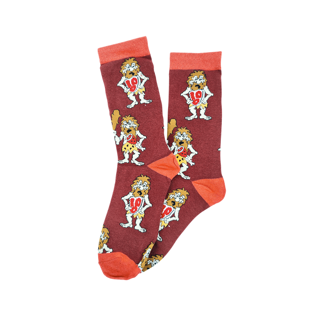 Men's Roaring Ten Burgundy Socks - Image 2