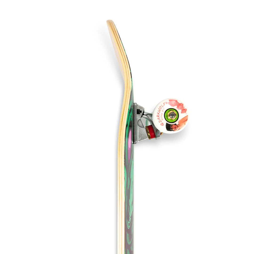Green Phantom North East Maple Complete Skateboard - Image 6