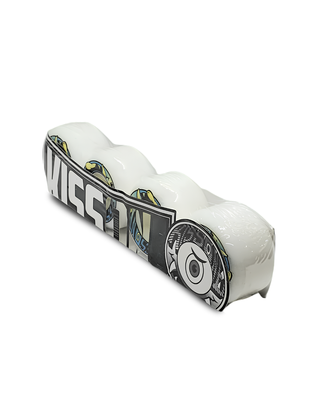Kisson 52mm 104a Skateboard wheels- white - Image 2