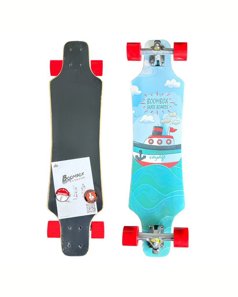 Playful Puns Compact Longboard