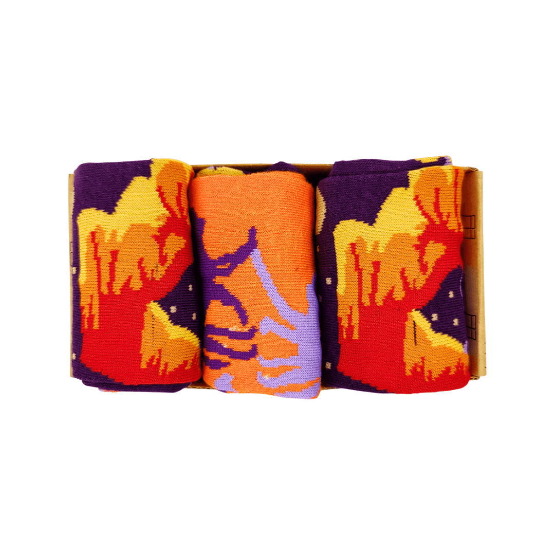 Men's Starry Desert Sunrise Socks - Image 3