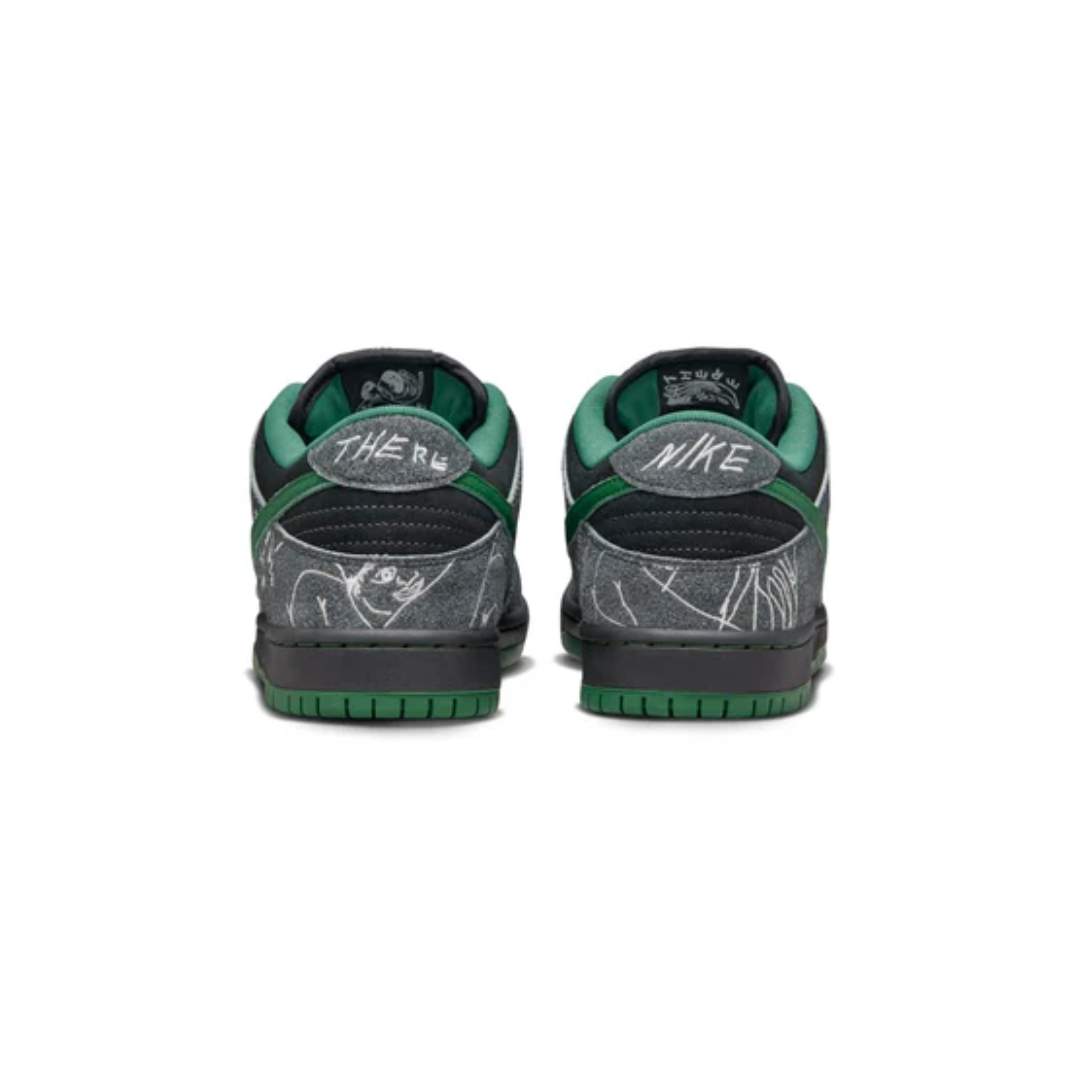 Nike x There Skateboard SB Dunk Low Pro 'Anthracite Gorge Green' - Image 5