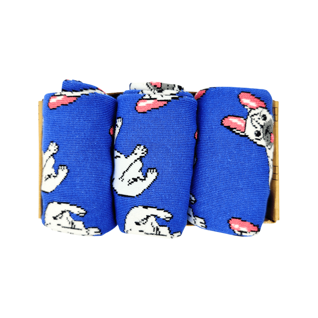 Men's Playful Pup Socks - Image 3