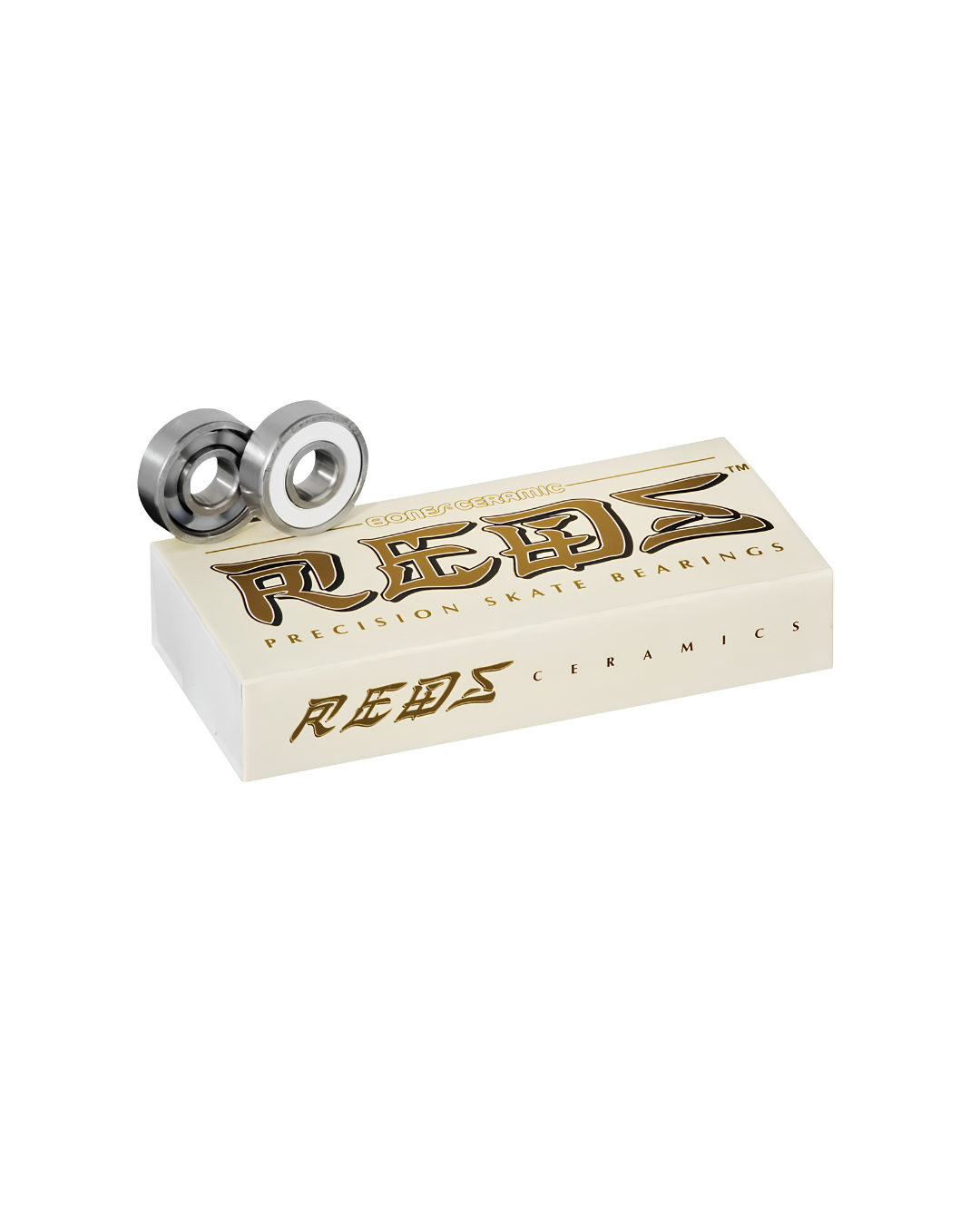 Bones Ceramic Reds Skateboard Bearings (8-Pack)