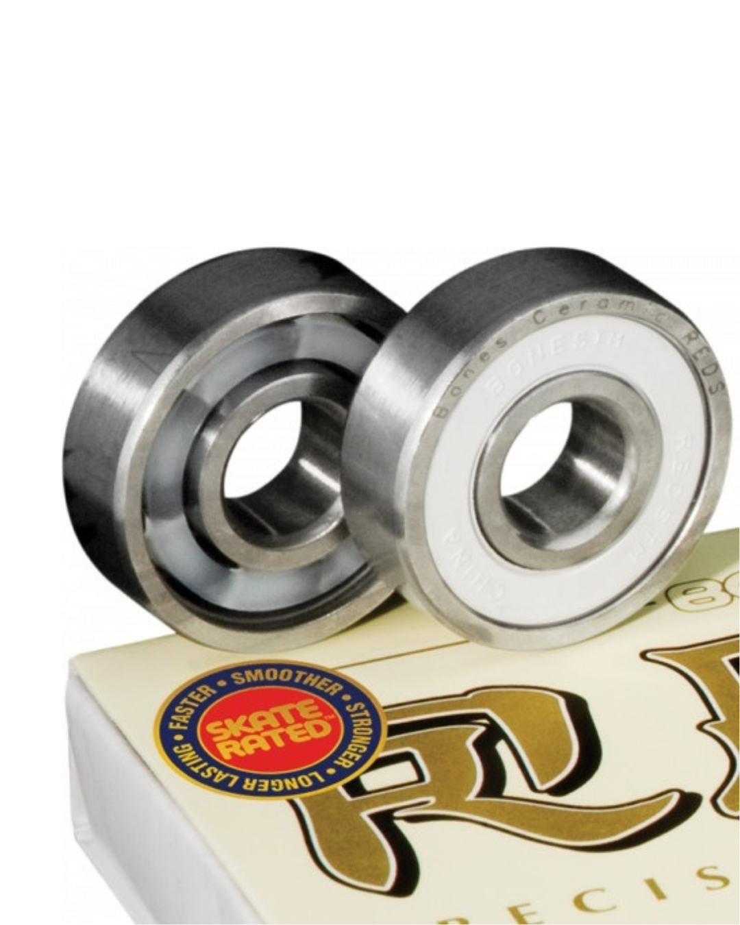 Bones Big Balls Reds Skateboard Bearings (8-Pack) - Image 2