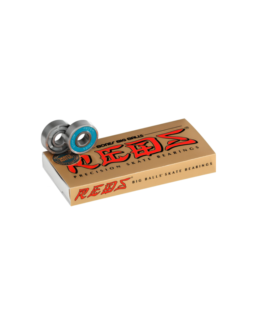 Bones Big Balls Reds Skateboard Bearings (8-Pack)