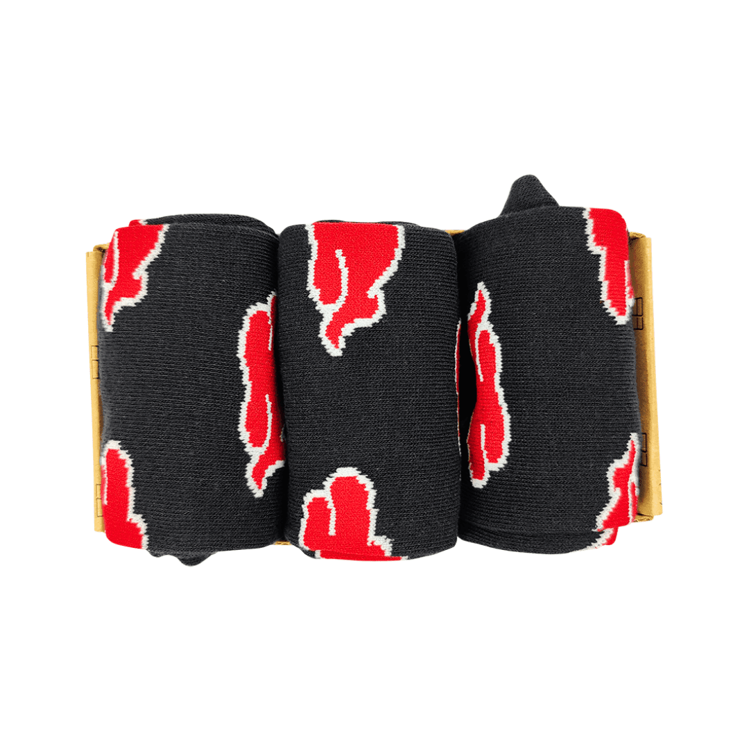 Men's Akatsuki Naruto Socks - Image 3