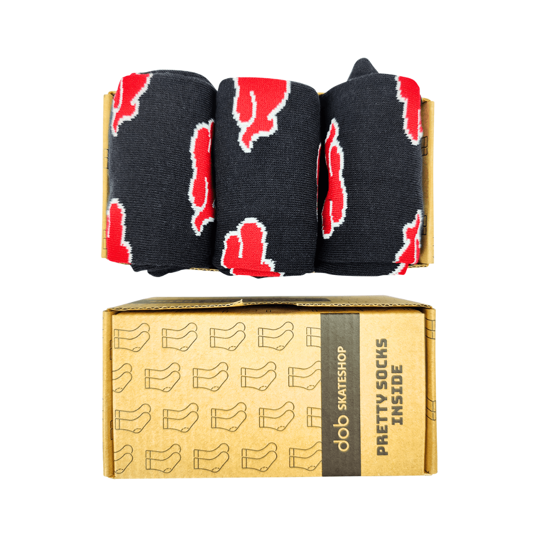 Men's Akatsuki Naruto Socks - Image 4