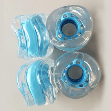 Blue White Transparent 60mm Shark Wheels