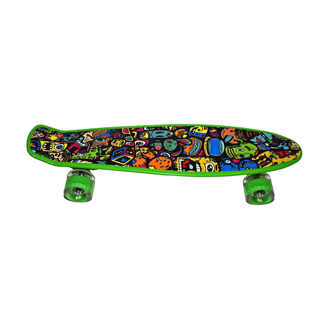 Cruiser Fishboard - Green Doodles - Image 3