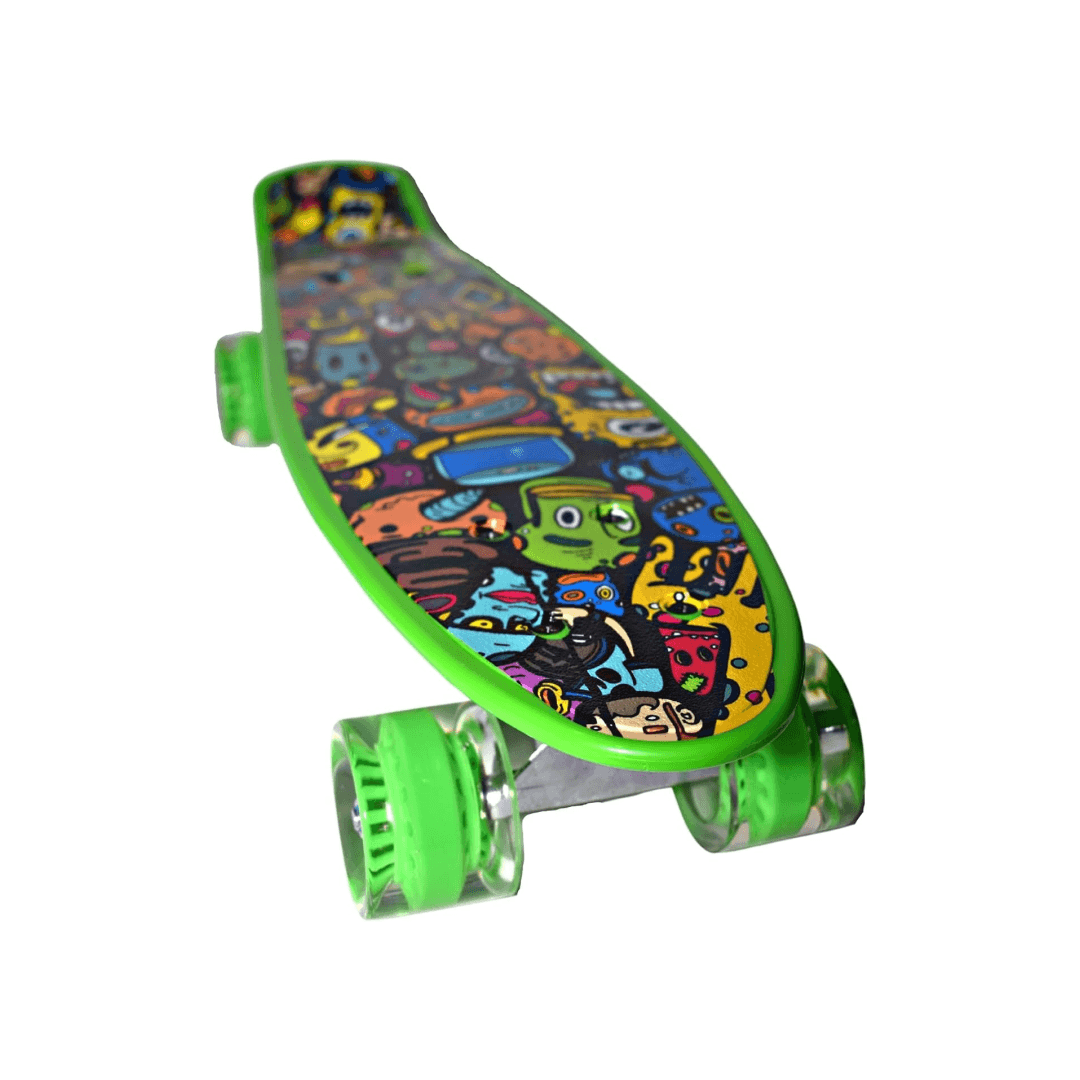 Cruiser Fishboard - Green Doodles - Image 2
