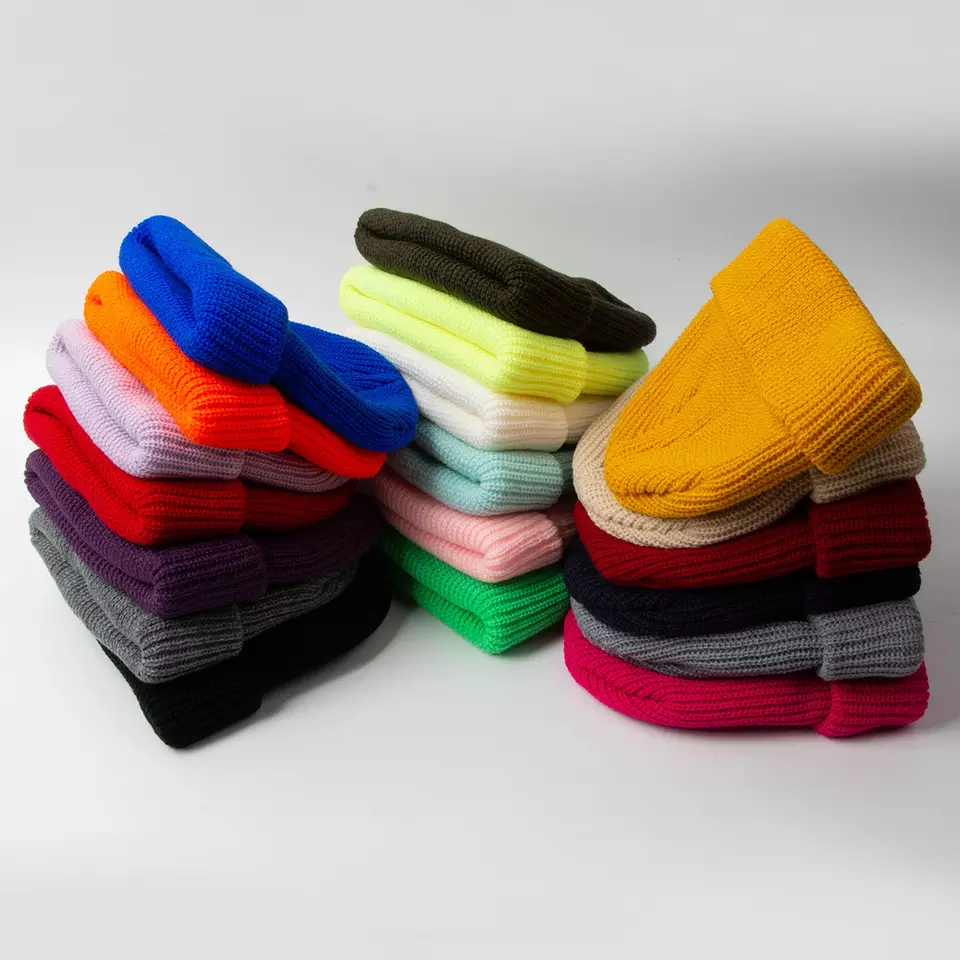 Mens Winter Beanie Hat #008 - Image 3