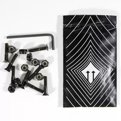 Enigma Black Skateboard Hardware Set