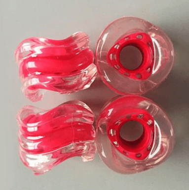 Red White Transparent 60mm Shark Wheels