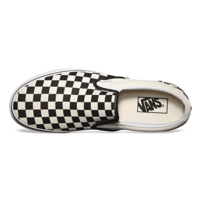 Checkerboard Slip on Black and White - Image 4